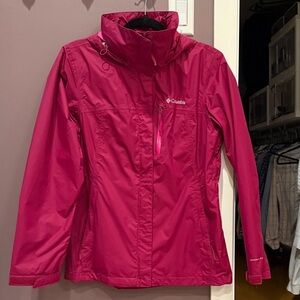 Columbia Women's Fuchsia Rain Jacket